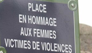 Paris: inauguration d'une place en hommage aux femmes victimes de violences