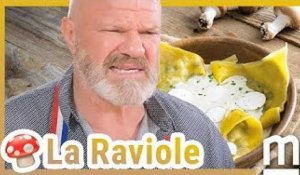 Philippe Etchebest nous confie sa recette de la raviole aux champignons