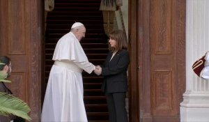 Le pape François à Athènes pour la première visite papale en deux décennies