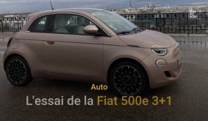 L'essai de la Fiat 500 3+1