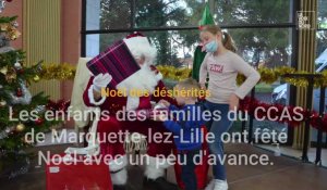 Noël des déshérités : Le père Noël a un traîneau d’avance pour les enfants des familles du CCAS de Marquette-lez-Lille