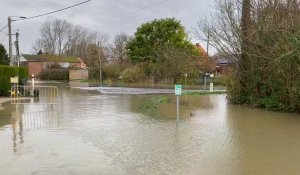 Inondations dans le Nord : la décrue est très lente à Vieux-Berquin et dans le hameau de Sec-Bois