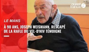 VIDÉO. À 90 ans, le sarthois  Joseph Weismann, rescapé de la rafle du Vel-d’Hiv, témoigne