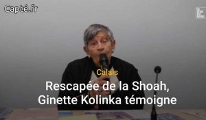 Rescapée de la Shoah, Ginette Kolinka témoigne devant les collégiens de Lucien-Vadez à Calais