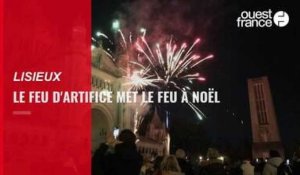 VIDÉO. Noël à Lisieux : le feu d'artifice de la basilique attire plus de 6 000 spectateurs 