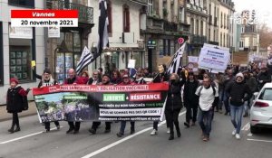 VIDÉO. Dix-neuvième samedi de manifestation contre le passe sanitaire à Vannes