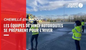VIDÉO. Les « hommes en jaune » de Vinci autoroutes parés pour l’hiver dans le Maine-et-Loire