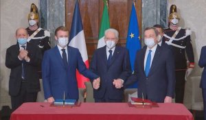 France et Italie signent à Rome un traité de coopération bilatéral