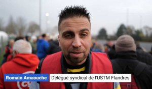 Manifestation des métallos CGT du Nord : Romain Amaouche, délégué syndical de l'USTM Flandres 