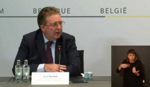 Rudi Vervoort, ministre-Président de la Région de Bruxelles, s'exprime sur la troisième dose du vaccin