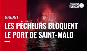 VIDÉO. Les pêcheurs bloquent le port de Saint-Malo