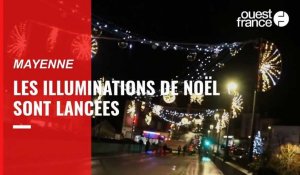 VIDÉO. Lancement des illuminations à Mayenne