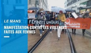 VIDÉO. Le Mans : plus de 150 personnes dans les rues contre les violences faites aux femmes
