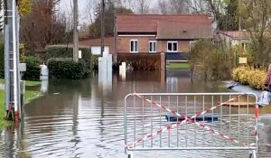 Saint-Floris : la rue de la Lys encore inondée