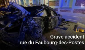 Lille : grave accident rue du Faubourg-des-Postes