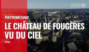 VIDÉO. Le château de Fougères vu du ciel : embarquez à bord d’un drone