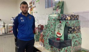 Le club de football de Rousies collecte des boîtes de Noël