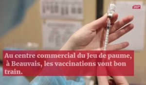 Beauvais : le centre de vaccination bien fréquenté