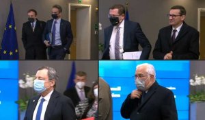 Des dirigeants européens quittent le sommet de l'UE