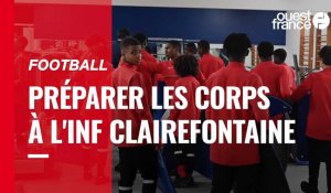 VIDEO. Le préparateur athlétique de l'INF Clairefontaine