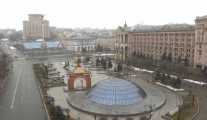Ukraine: les sirènes de raid aérien retentissent à Kiev