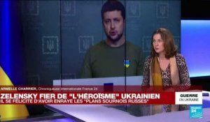 Ukraine : Zelensky se félicite d'avoir contrecarré les plans "sournois" de la Russie