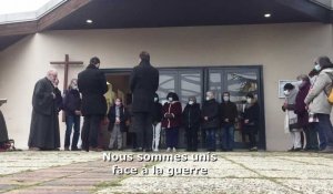 Beauvais. Prêtres catholiques, orthodoxes et protestants prient ensemble pour l'Ukraine