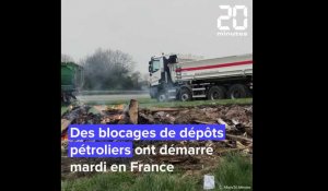 Prix de l'essence : des dépôts pétroliers bloqués en France