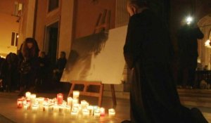 Recueillement en Corse après la mort d'Yvan Colonna