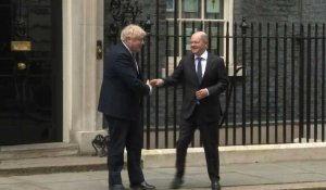 Downing Street: Boris Johnson accueille le chancelier allemand Olaf Scholz