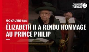 VIDÉO. Royaume-Uni : la reine Élizabeth II a rendu hommage au prince Philip
