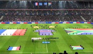 FOOT France - Afrique du Sud au stade Pierre-Mauroy de Villeneuve-d’Ascq. Mardi 29 mars 2022. Oh la belle Marseillaise !