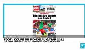 Coupe du monde de football 2022 : réactions dans la presse algérienne après l'élimination des Fennecs