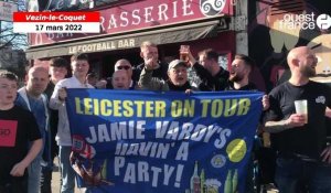 VIDÉO. Stade Rennais - Leicester : les supporters anglais mettent l'ambiance aux abords du Roazhon park