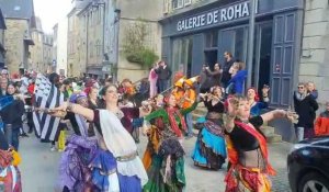 VIDÉO. La déambulation de la Breizh Snake dans les rues de Landerneau