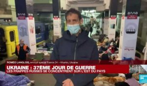 France 24 en Ukraine : avec les civils réfugiés dans le métro de Kharkiv