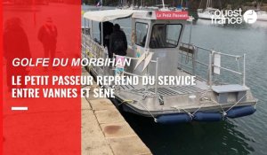 VIDÉO. Golfe du Morbihan : Le Petit passeur relie Vannes à Séné en 3 minutes de navigation