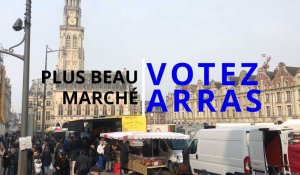 Arras : clients et marchands sous le charme du marché pour le Plus beau marché de France