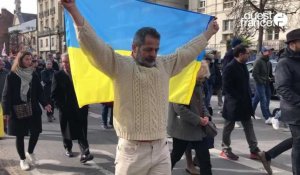 VIDÉO. À Rennes, le cortège en soutien à l'Ukraine défile boulevard de la Liberté