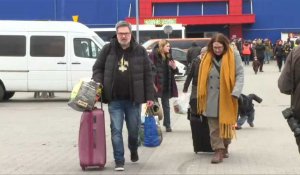 Invasion russe de l'Ukraine: davantage de réfugiés ukrainiens arrivent dans une ville polonaise