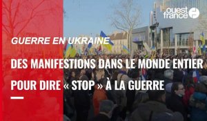 VIDÉO. Guerre en Ukraine : de nouvelles manifestations pour la paix dans le monde entier