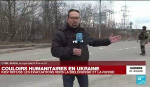 'Beaucoup de gens en larmes' évacuent la ville d'Irpin sous les bombardements russes