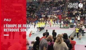 VIDÉO. Coupe Davis, France - Équateur : les Bleus ont retrouvé leur public