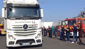 Solidarité Ukraine: L’Union départementale des sapeurs-pompiers du Nord part pour la Pologne avec trois camions de matériel