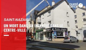 VIDÉO. Un mort dans l'incendie d'un appartement du centre-ville Saint-Nazaire