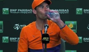 ATP - Indian Wells 2022 - Rafael Nadal : ""I thought I was lost, like in the Australian Open final. It doesn't mean I'm going to stop fighting and trying"