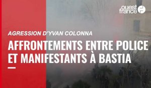 VIDÉO. Agression d’Yvan Colonna : affrontements entre force de l'ordre et manifestants à Bastia