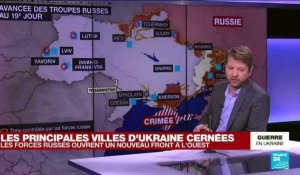 Guerre en Ukraine :  les principales villes d'Ukraine cernées