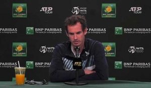 ATP - Indian Wells 2022 - Andy Murray : "I looked and I saw the tennis players who have between 700 and 800 wins, and there are incredible players that I watched when I was little"