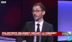 Guerre en Ukraine : les déclarations de V. Zelensky devant la Knesset font polémique